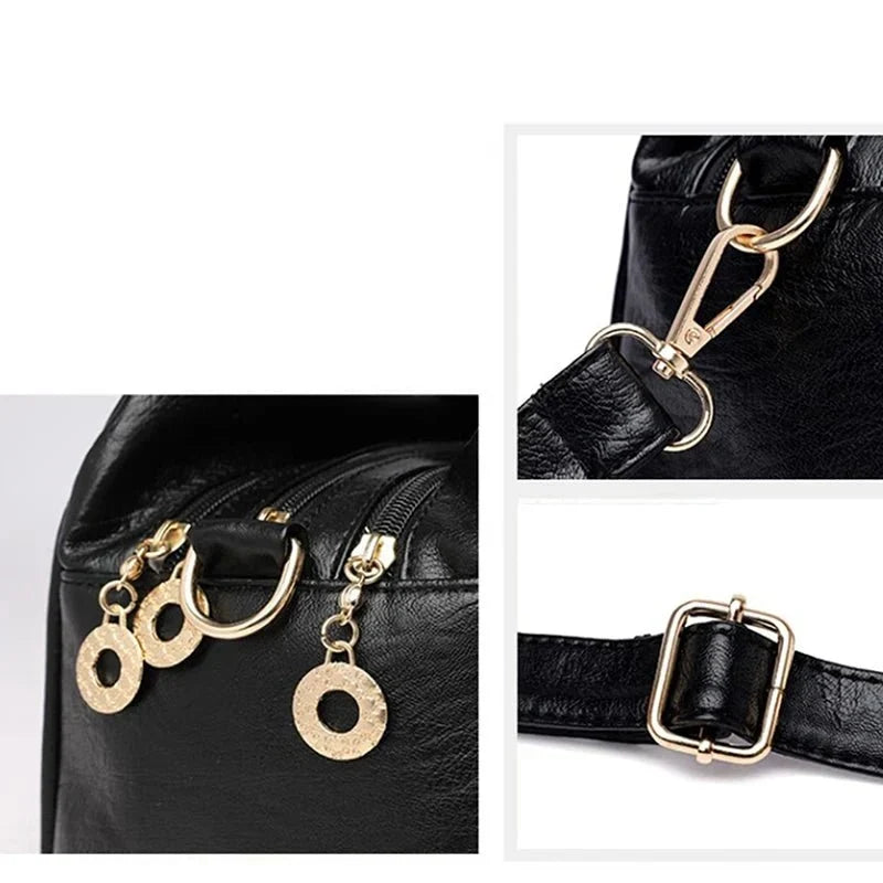 Bolso de hombro para mujer, diseño clásico modelo Raissa