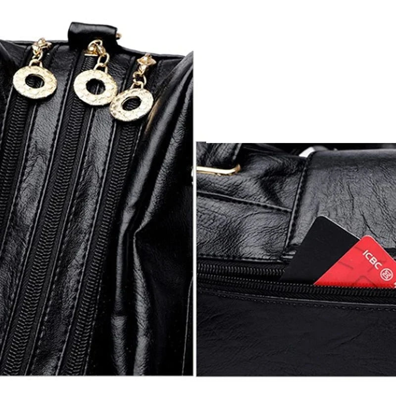Bolso de hombro para mujer, diseño clásico modelo Raissa
